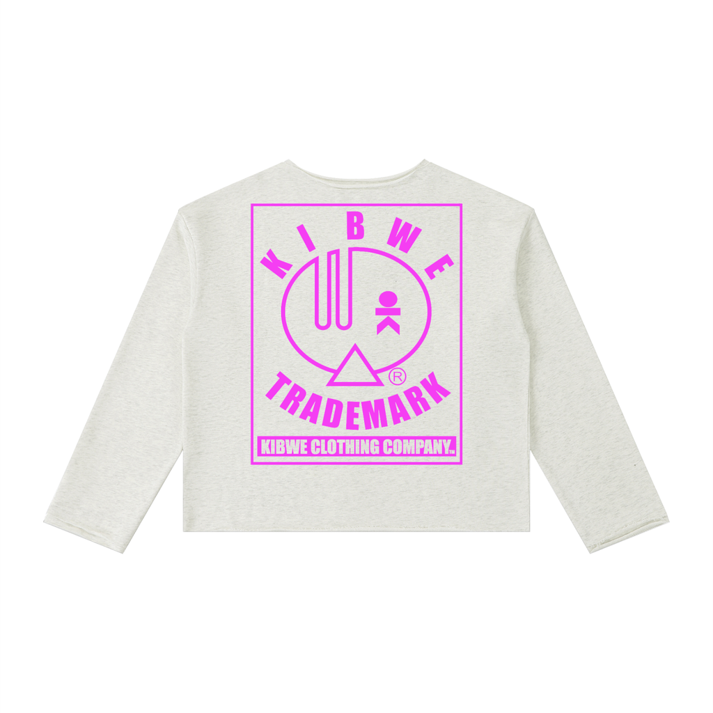 Women's Raw Hem Long Sleeve T-Shirt