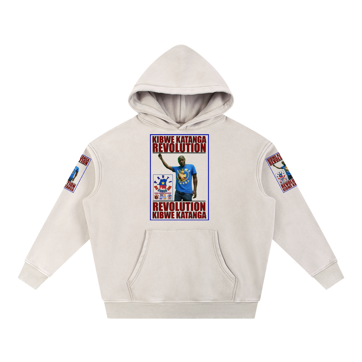Snow Wash Fleece Oversize Hoodie