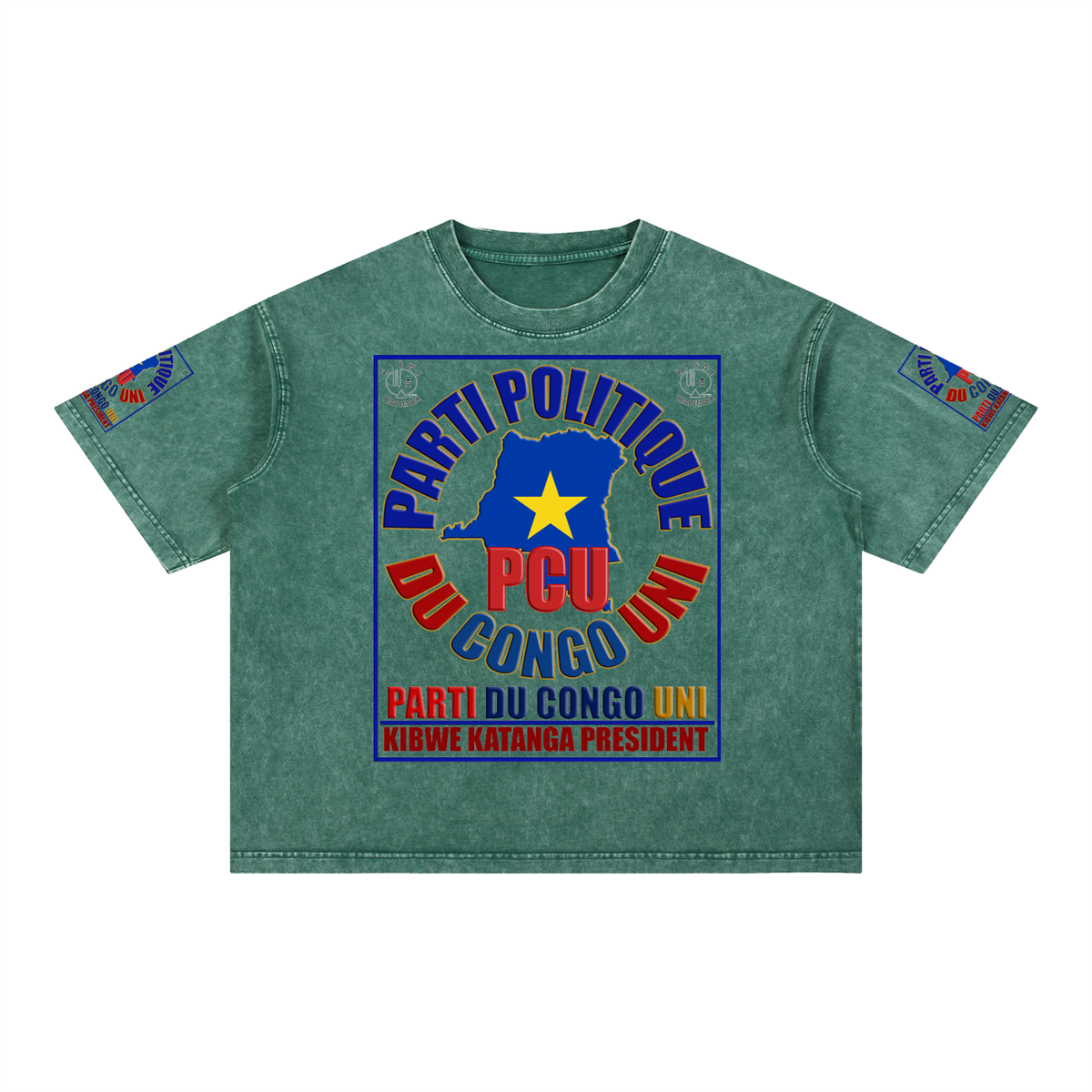 Mineral Wash Boxy Cotton T-Shirt