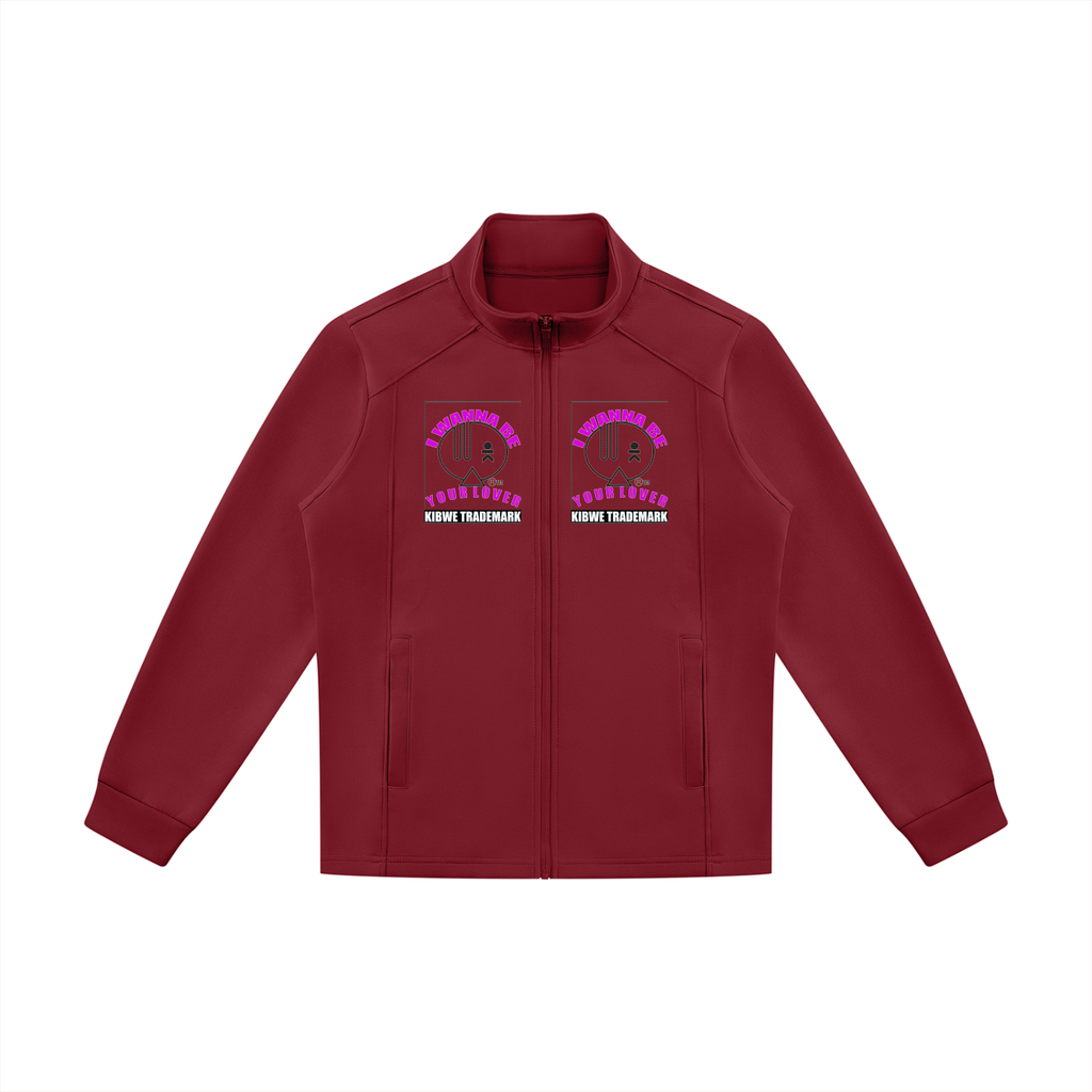 Unisex Stand Collar Track Jacket