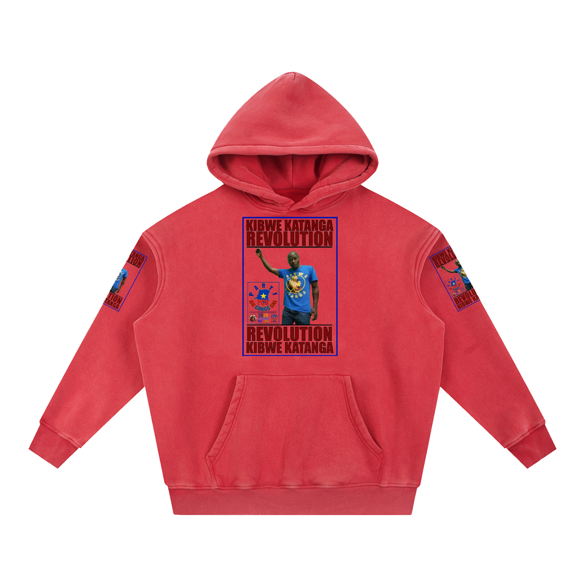 Snow Wash Fleece Oversize Hoodie