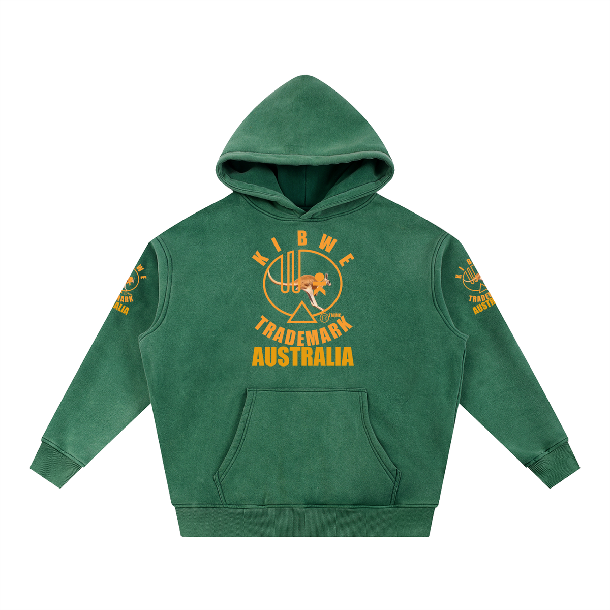 Snow Wash Fleece Oversize Hoodie