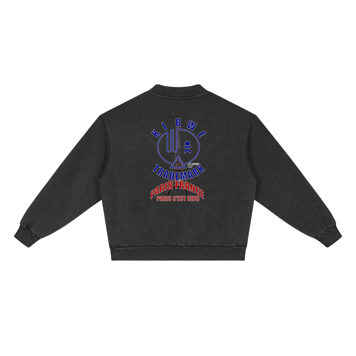 Unisex Vintage Wash Fleece Quarter Zip Sweatshirt