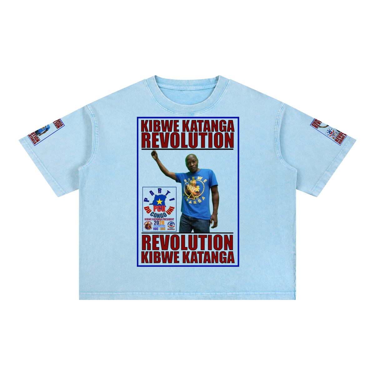 Mineral Wash Boxy Cotton T-Shirt