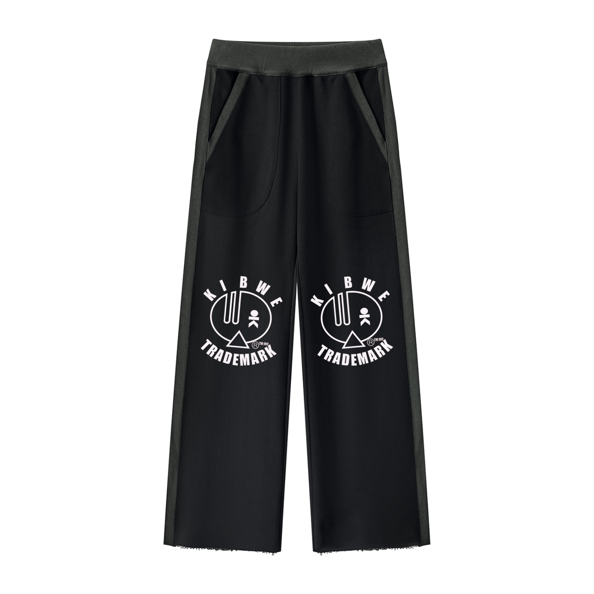 Women's Color Block Raw Hem Sweatpants