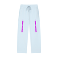Solid Color Straight-Leg Sweatpants