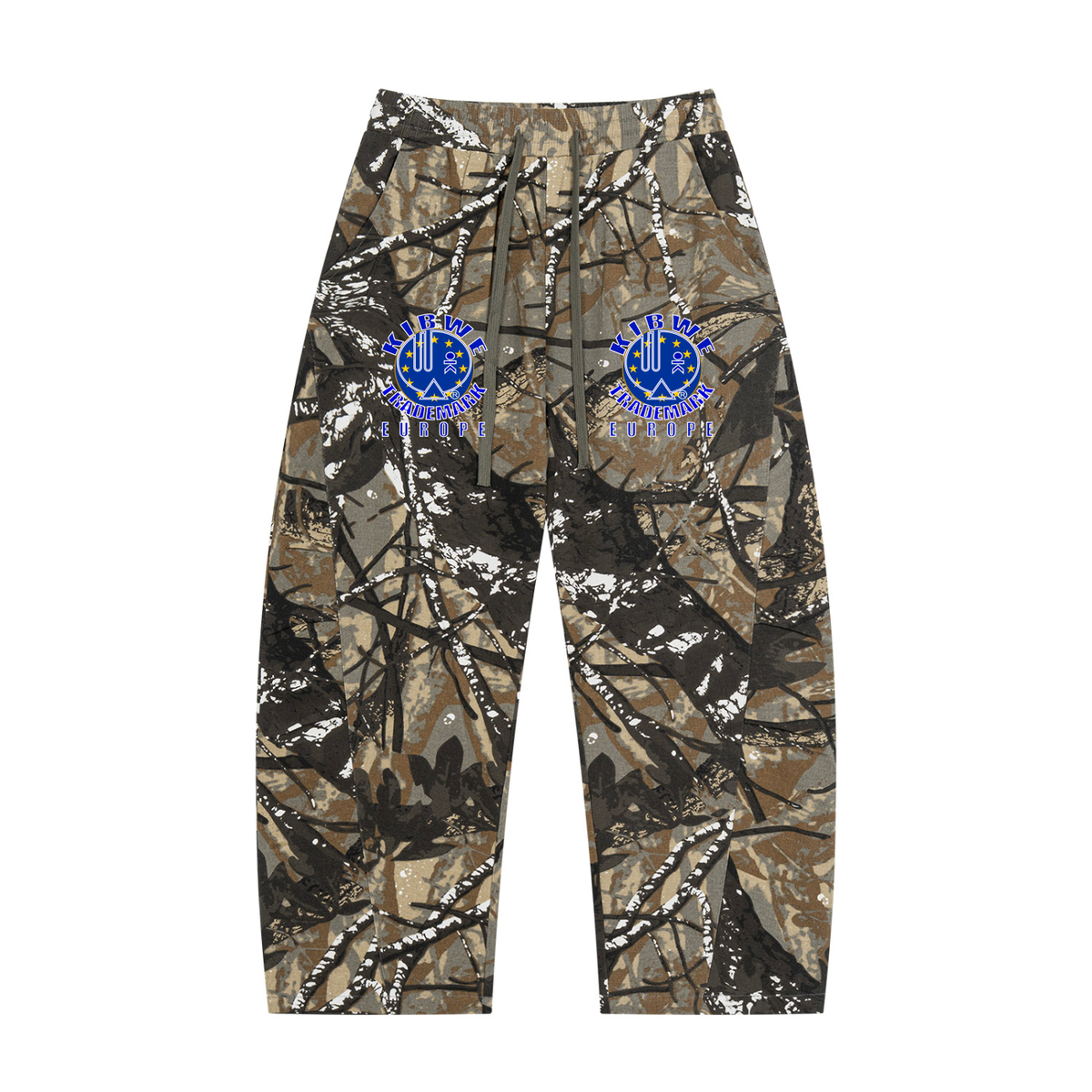 Unisex Tree Camo Barrel Leg Pants
