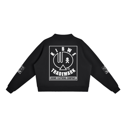 Essential Fleece Mock-Neck Crew Sweatshirt