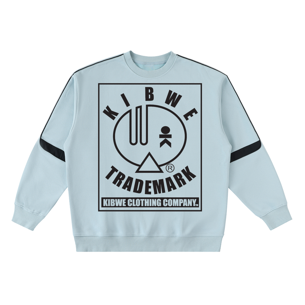 Oversized Crewneck Taped Sweatshirt