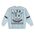 Oversized Crewneck Taped Sweatshirt