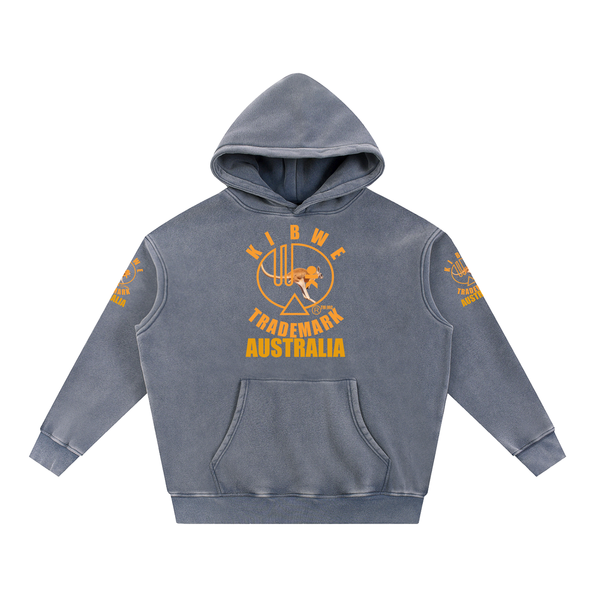 Snow Wash Fleece Oversize Hoodie