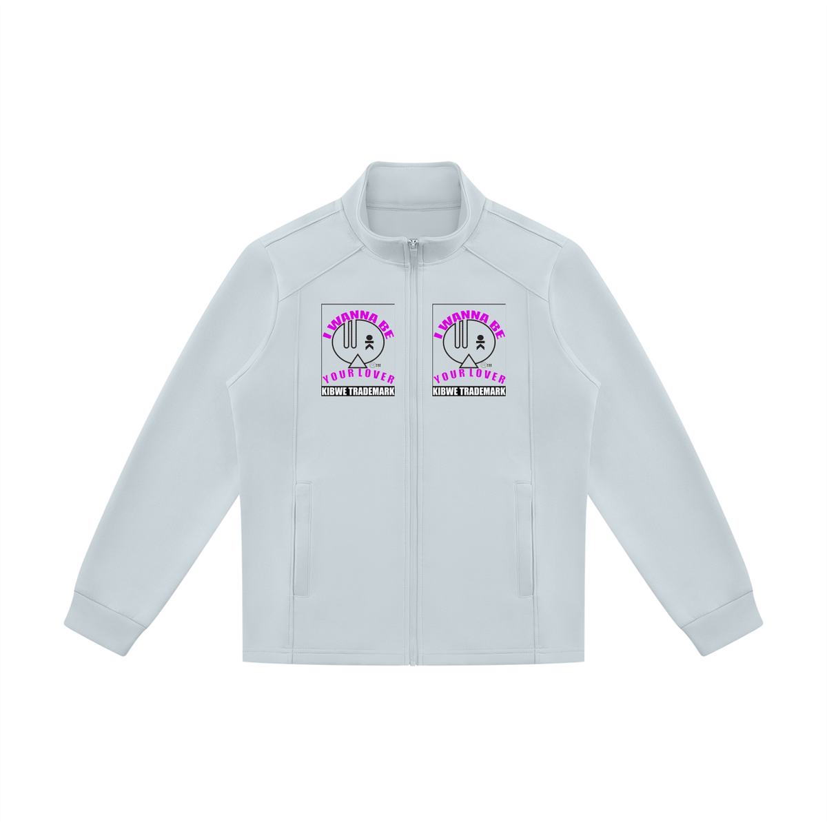 Unisex Stand Collar Track Jacket