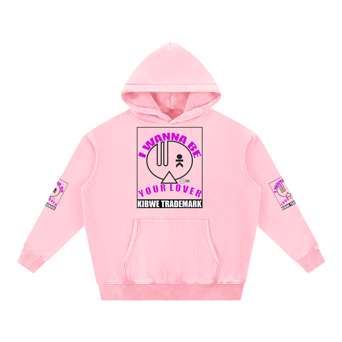 Snow Wash Fleece Oversize Hoodie