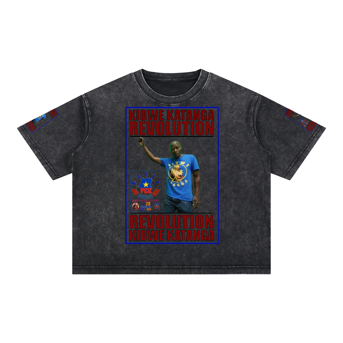 Mineral Wash Boxy Cotton T-Shirt