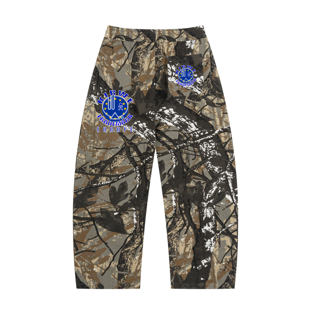 Unisex Tree Camo Barrel Leg Pants