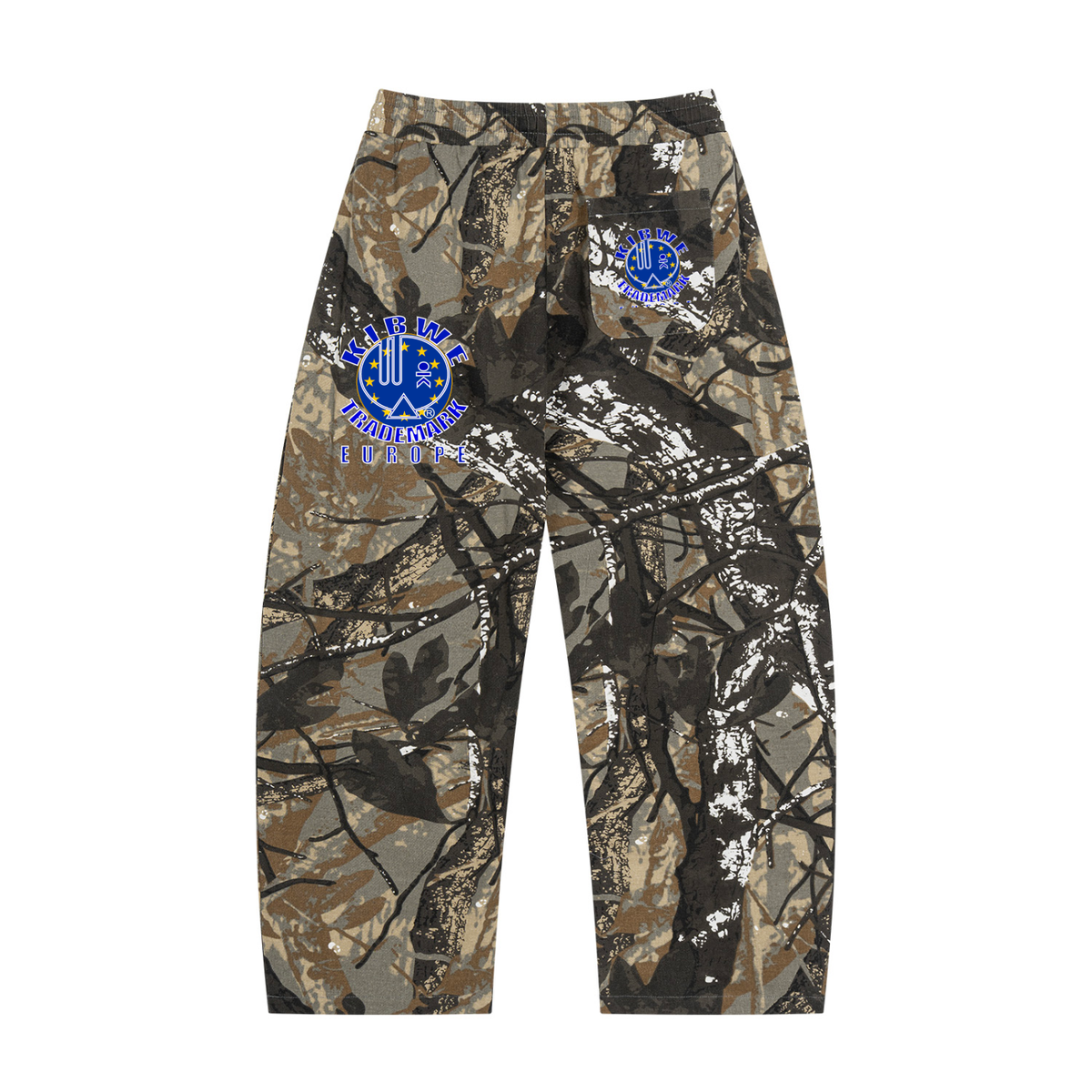 Unisex Tree Camo Barrel Leg Pants