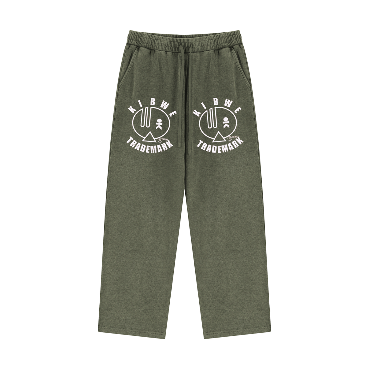 Unisex Mineral Wash Waffle Sweatpants