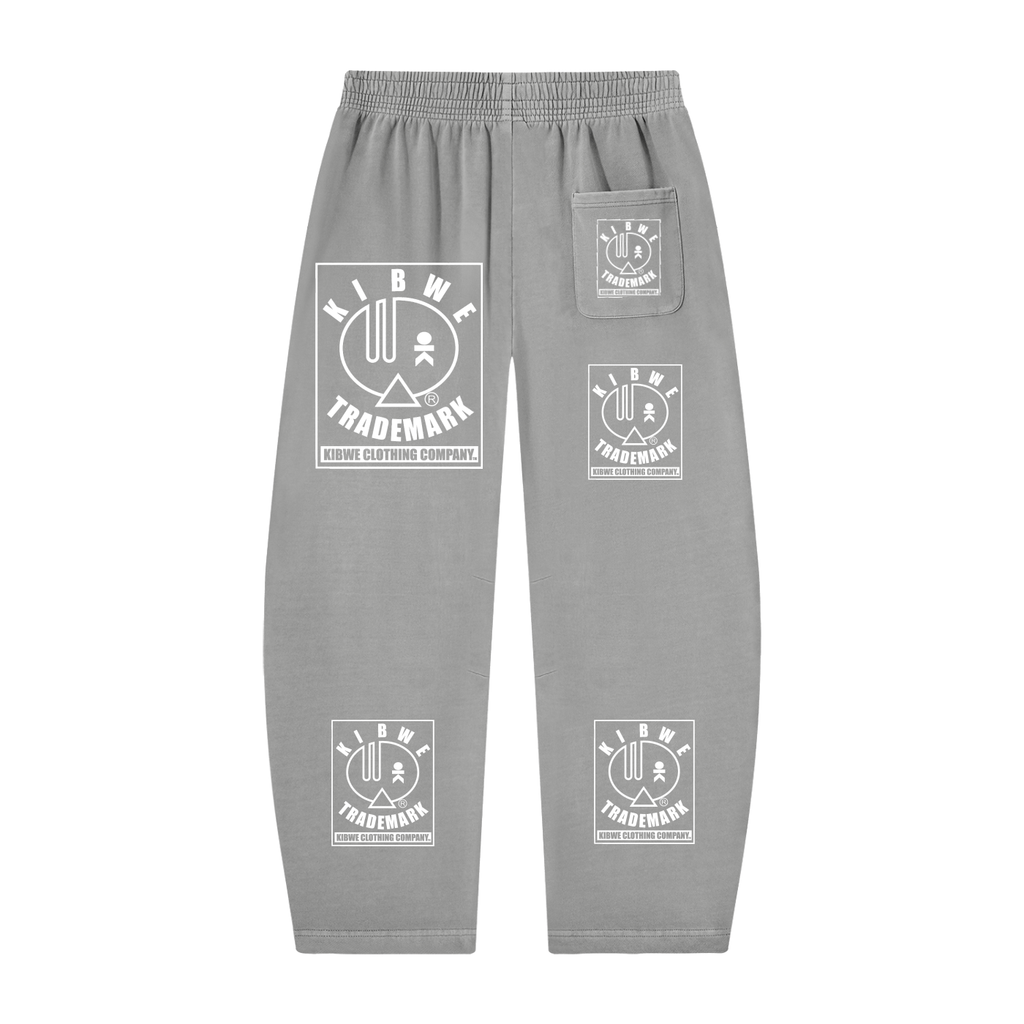 Unisex Vintage Washed Barrel Leg Sweatpants