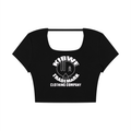 Women's Square Neck Crop T-Shirt
