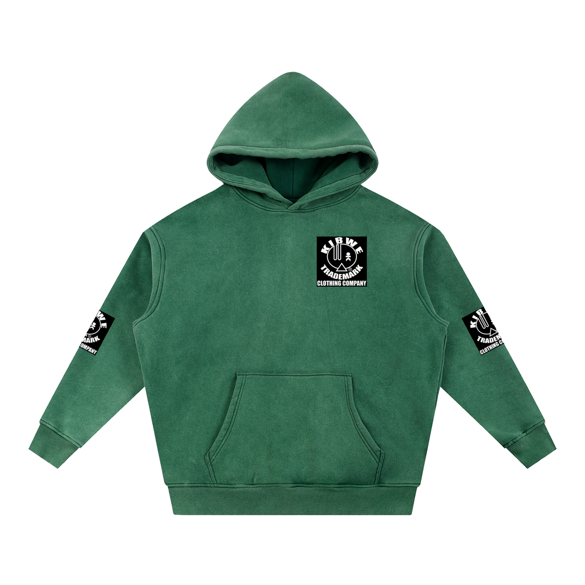 Snow Wash Fleece Oversize Hoodie