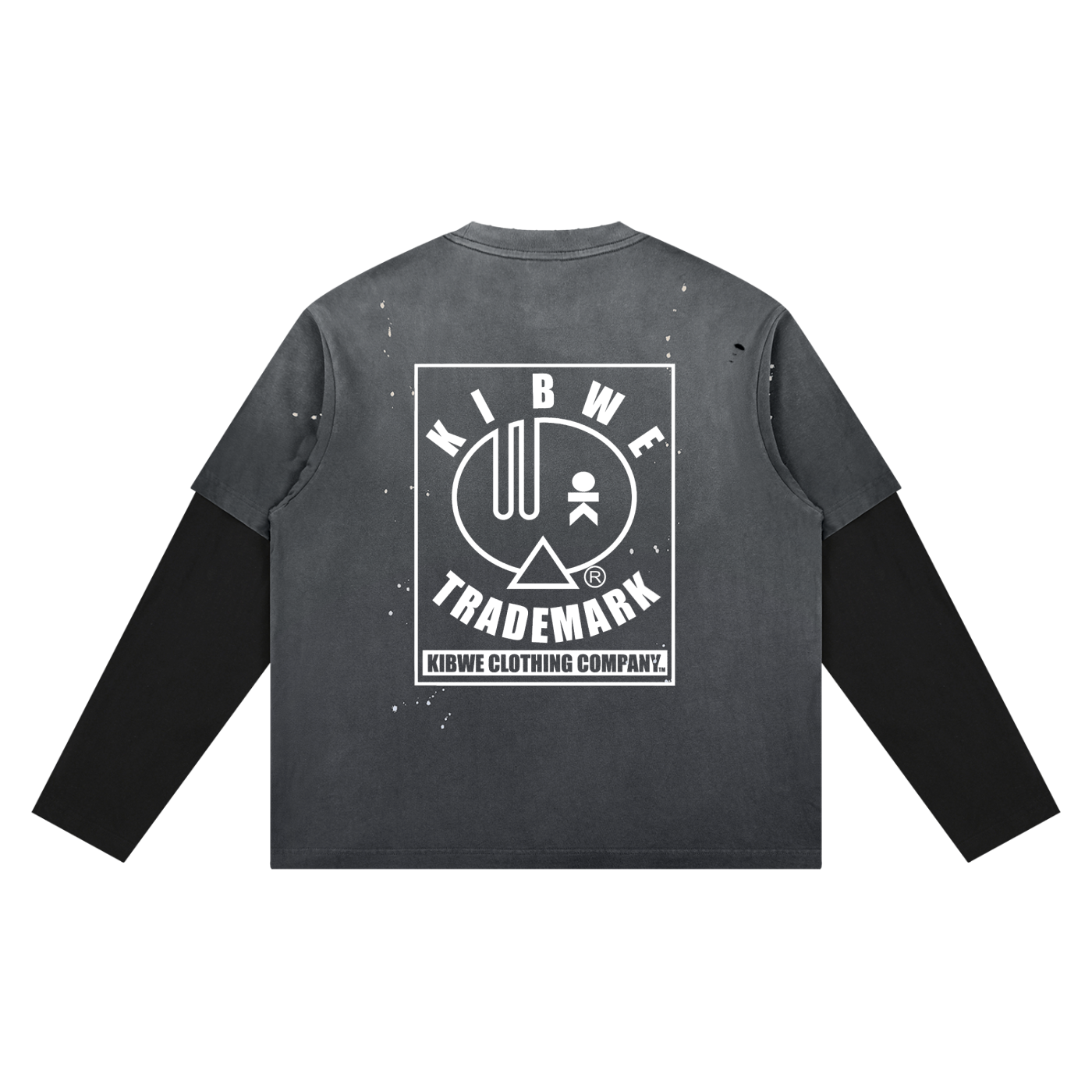 Unisex Vintage Wash Distressed Layer T-Shirt