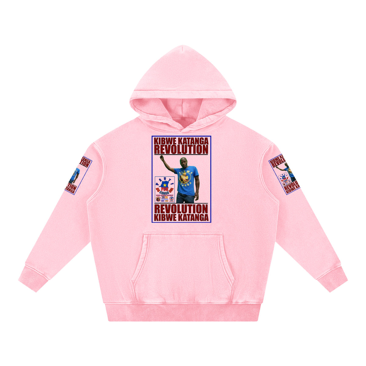 Snow Wash Fleece Oversize Hoodie