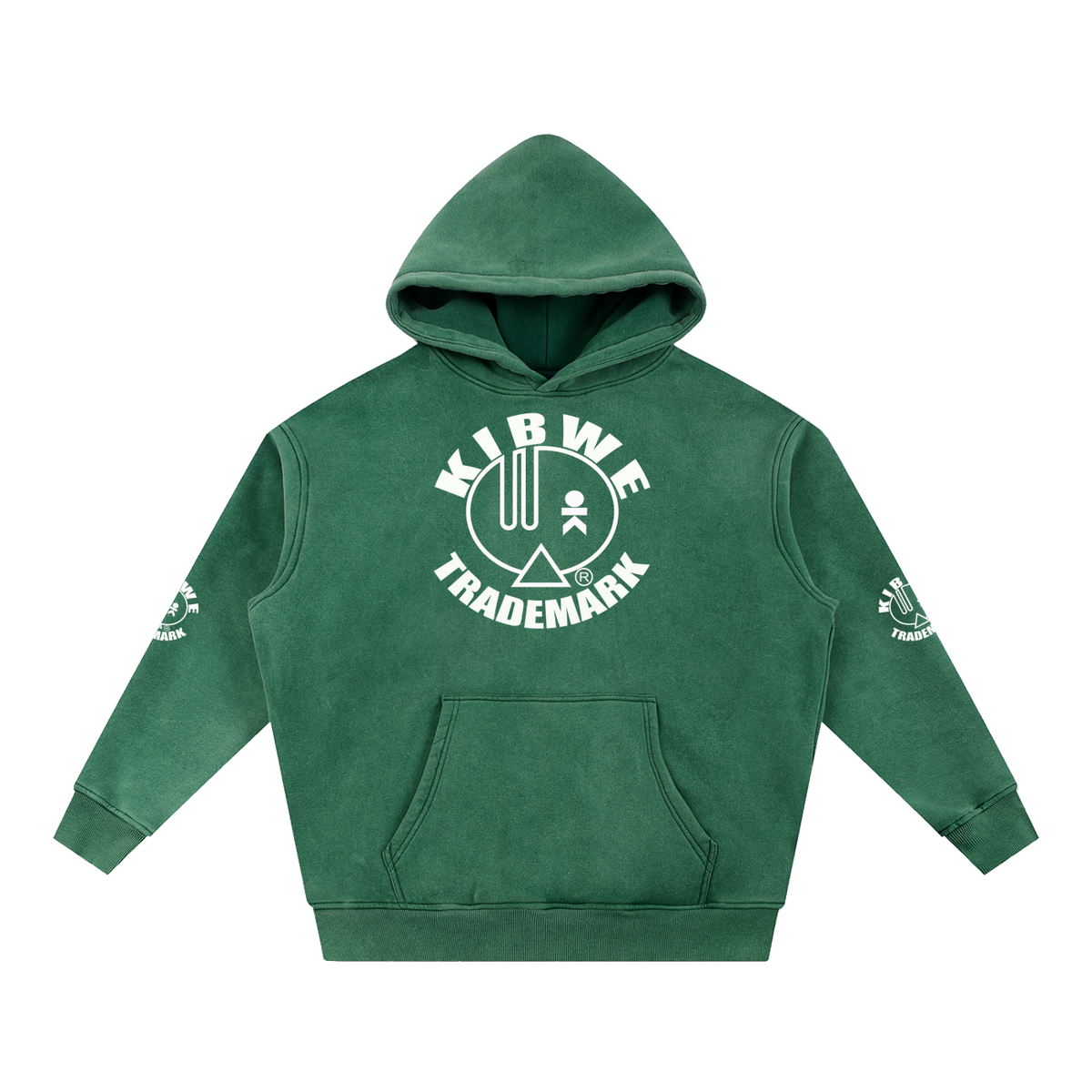 Snow Wash Fleece Oversize Hoodie