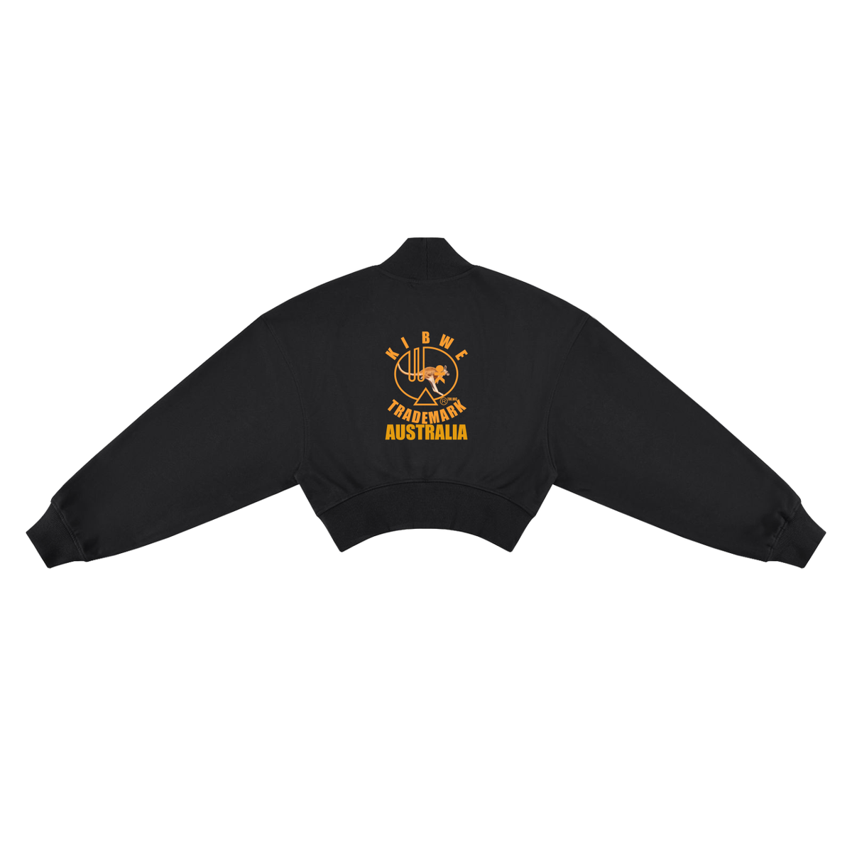 Women's Crop Mock Neck Sweatshirt