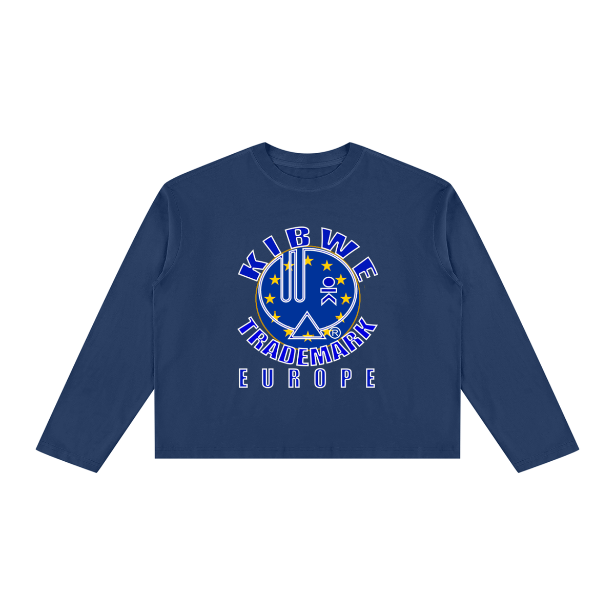 Unisex Vintage Wash Long Sleeve Boxy T-Shirt