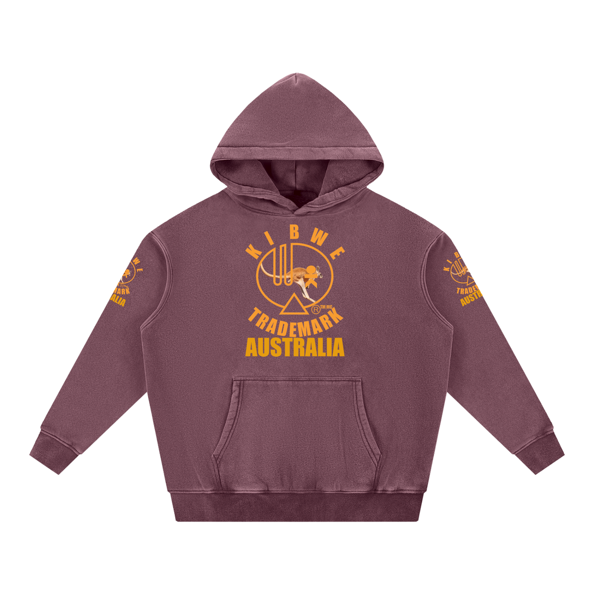 Snow Wash Fleece Oversize Hoodie