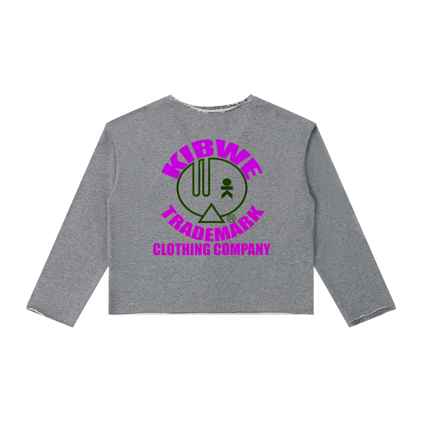 Women's Raw Hem Long Sleeve T-Shirt