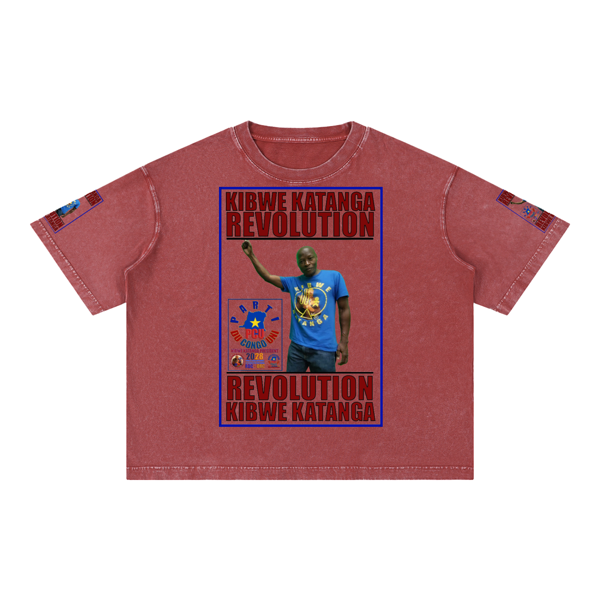 Mineral Wash Boxy Cotton T-Shirt