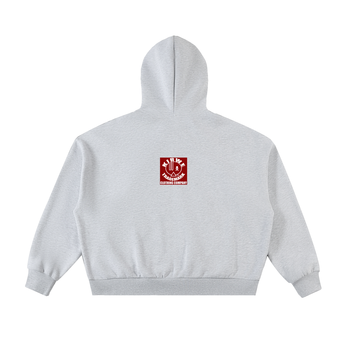 Fleeced Full-Zip Boxy Hoodie