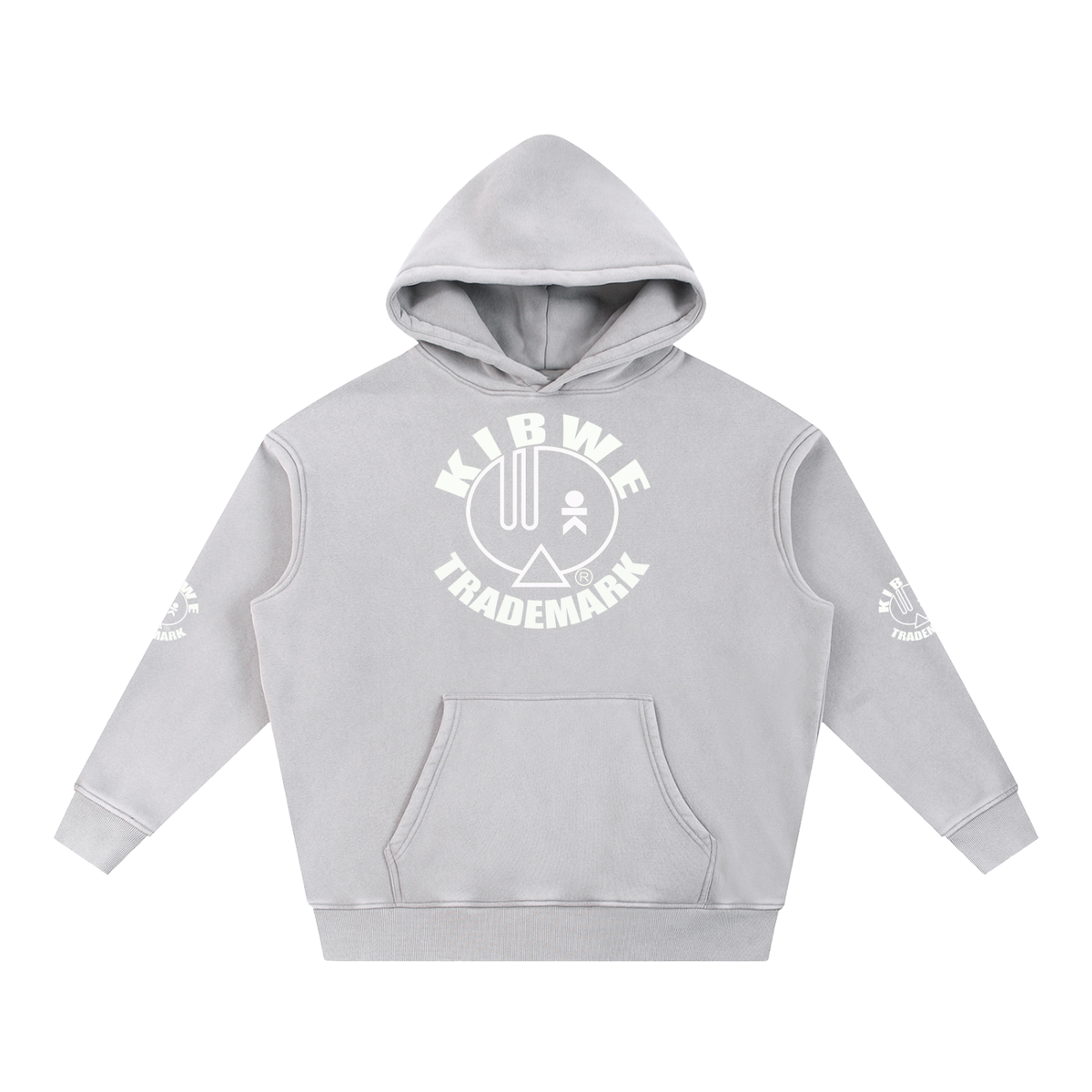 Snow Wash Fleece Oversize Hoodie
