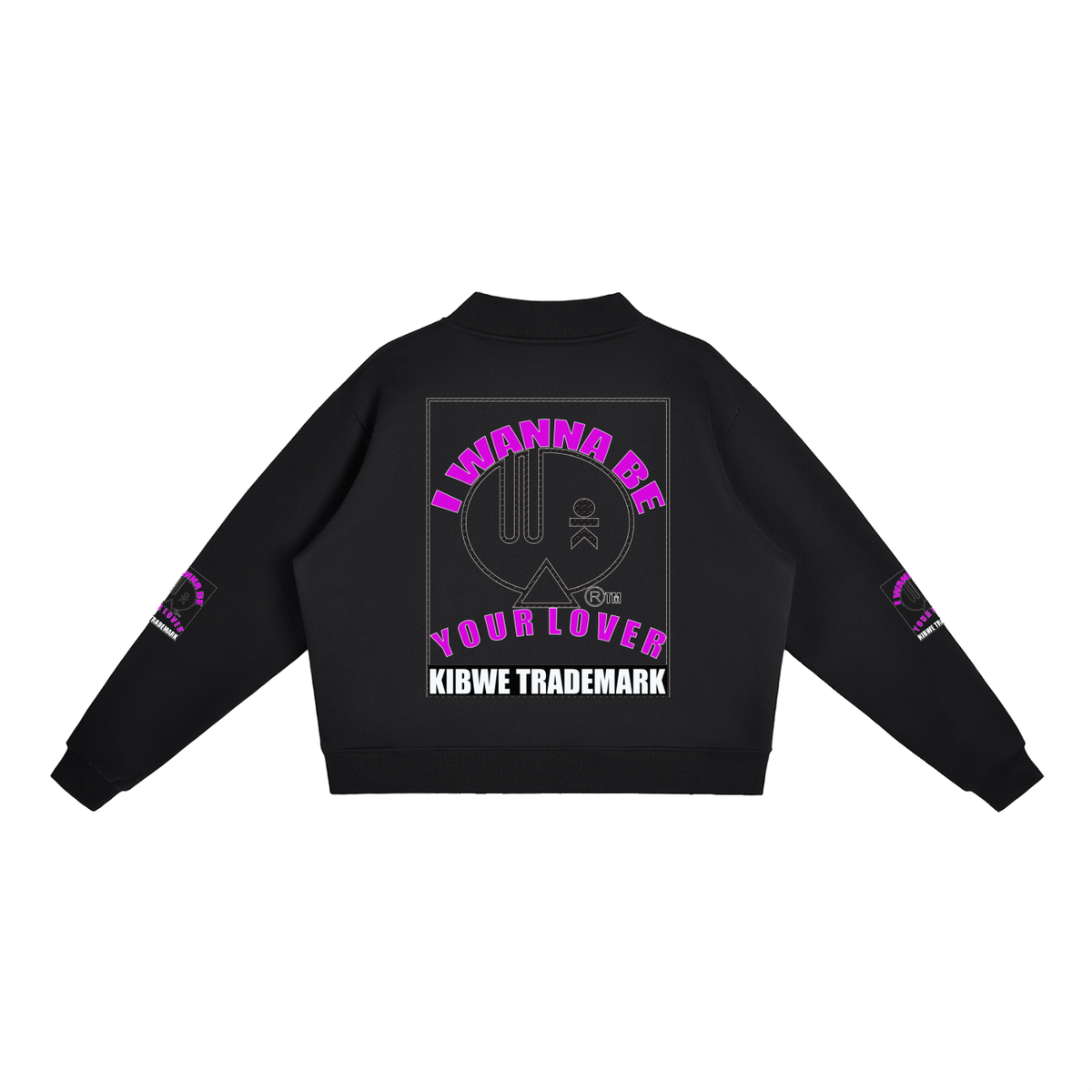 Essential Fleece Mock-Neck Crew Sweatshirt