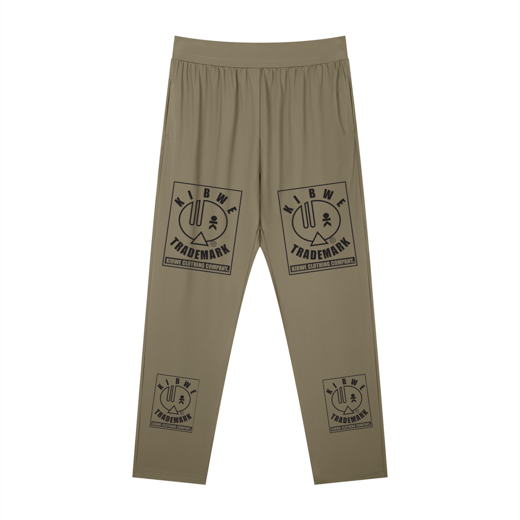 Men's Straight Leg Elastic Waist Pants