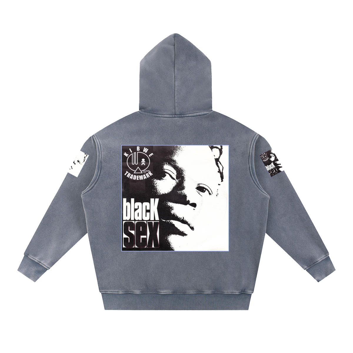 Snow Wash Fleece Oversize Hoodie