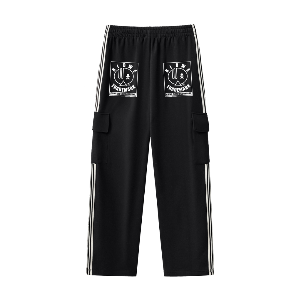 Side Stripe Straight-Leg Pants