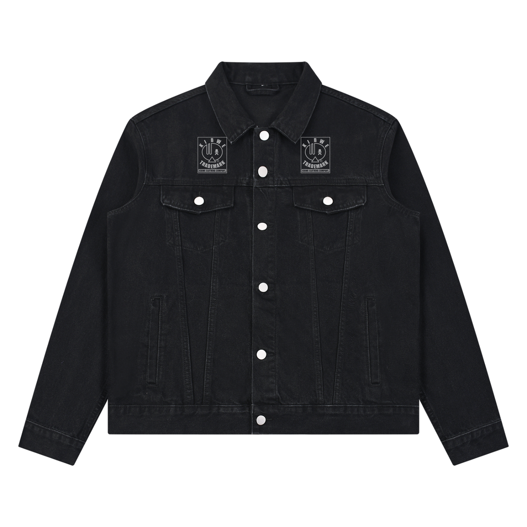 Unisex Vintage Wash Denim Jacket