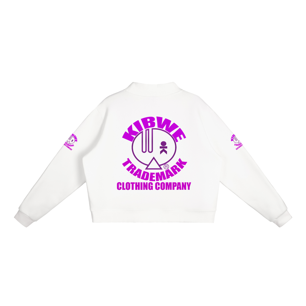 Essential Fleece Mock-Neck Crew Sweatshirt
