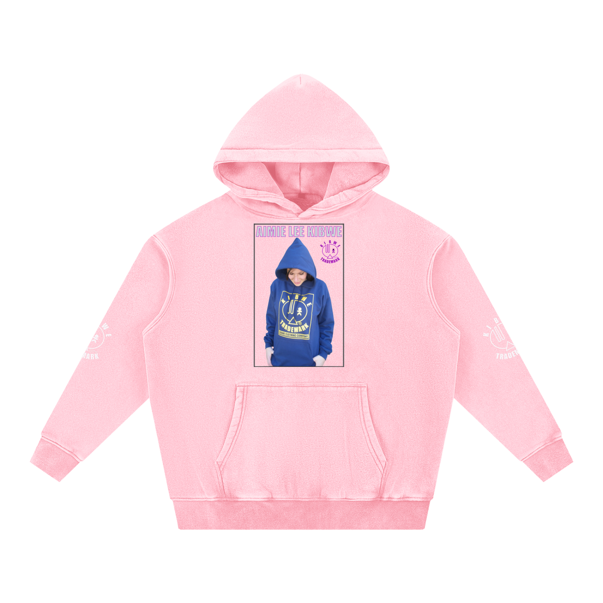 Snow Wash Fleece Oversize Hoodie