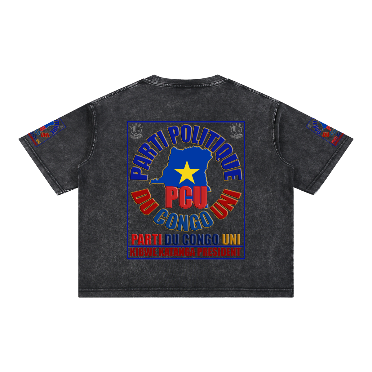 Mineral Wash Boxy Cotton T-Shirt