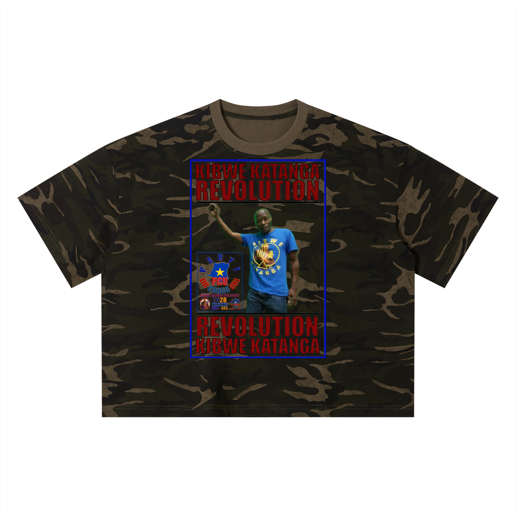 Unisex Camo Boxy T-Shirt