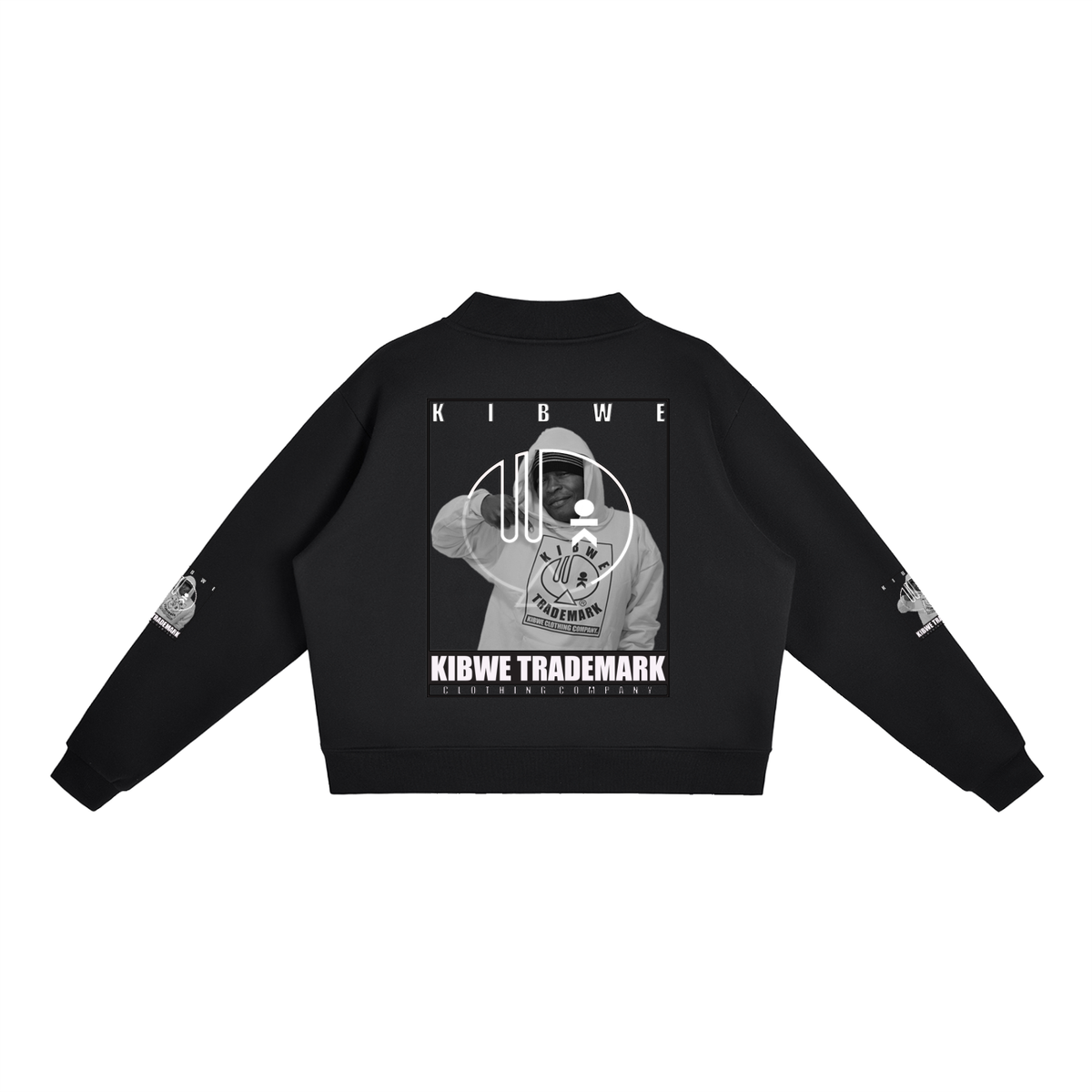 Essential Fleece Mock-Neck Crew Sweatshirt