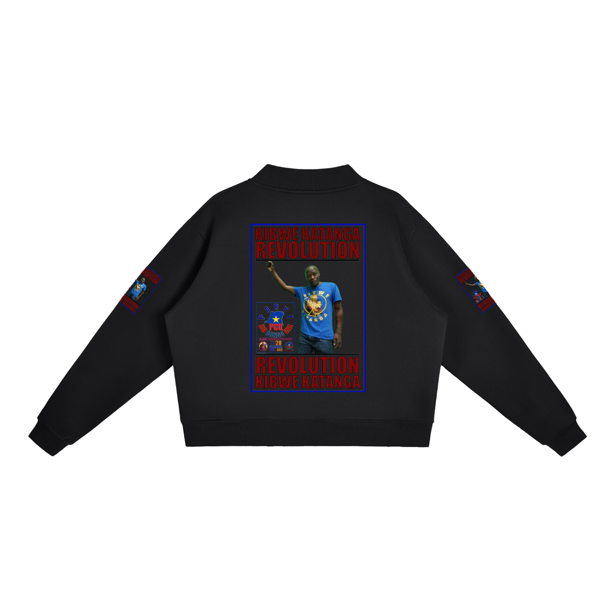 Essential Fleece Mock-Neck Crew Sweatshirt