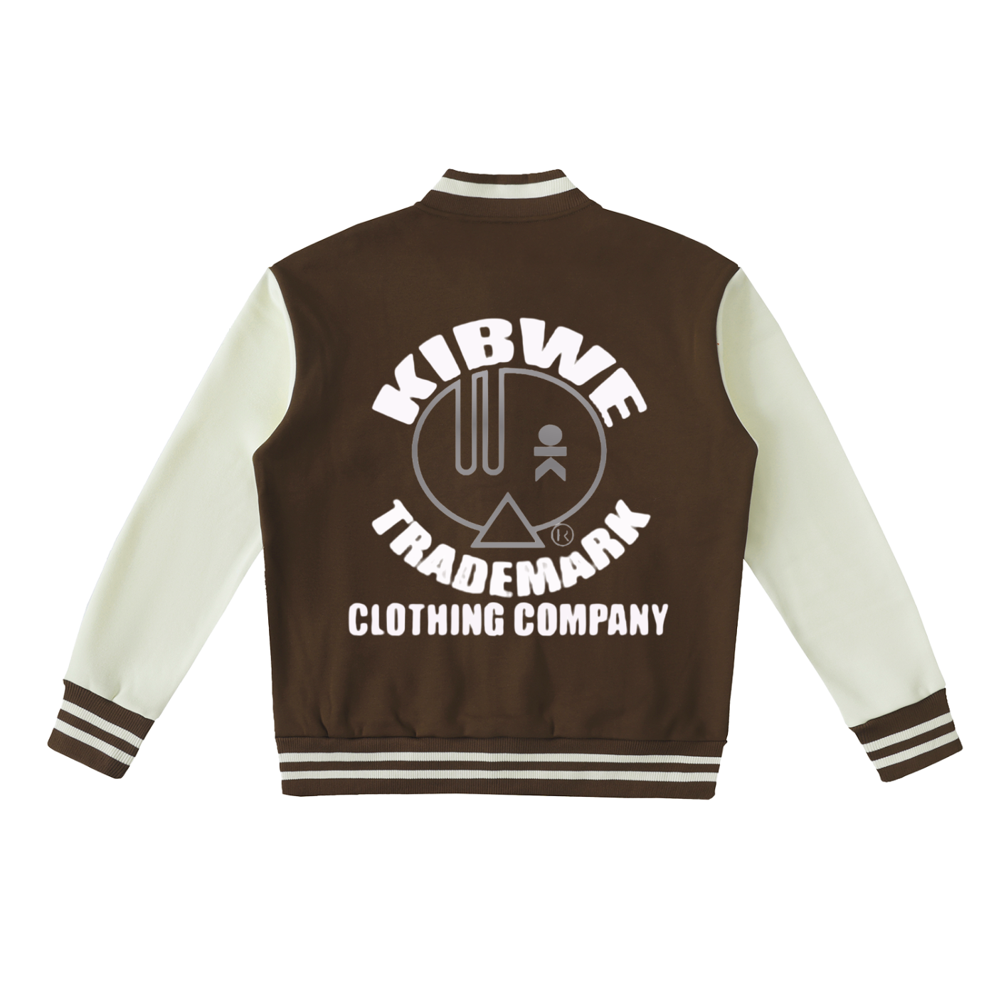 Two-Tone Fleeced Varsity Jacket