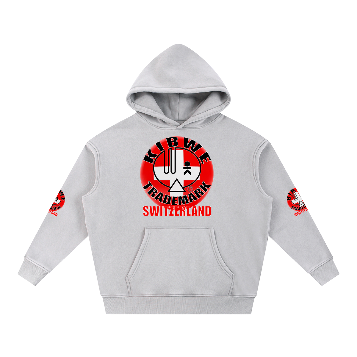 Snow Wash Fleece Oversize Hoodie