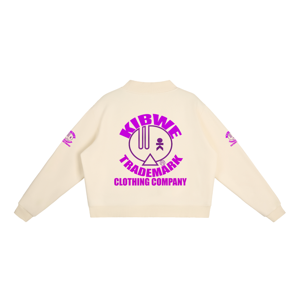 Essential Fleece Mock-Neck Crew Sweatshirt