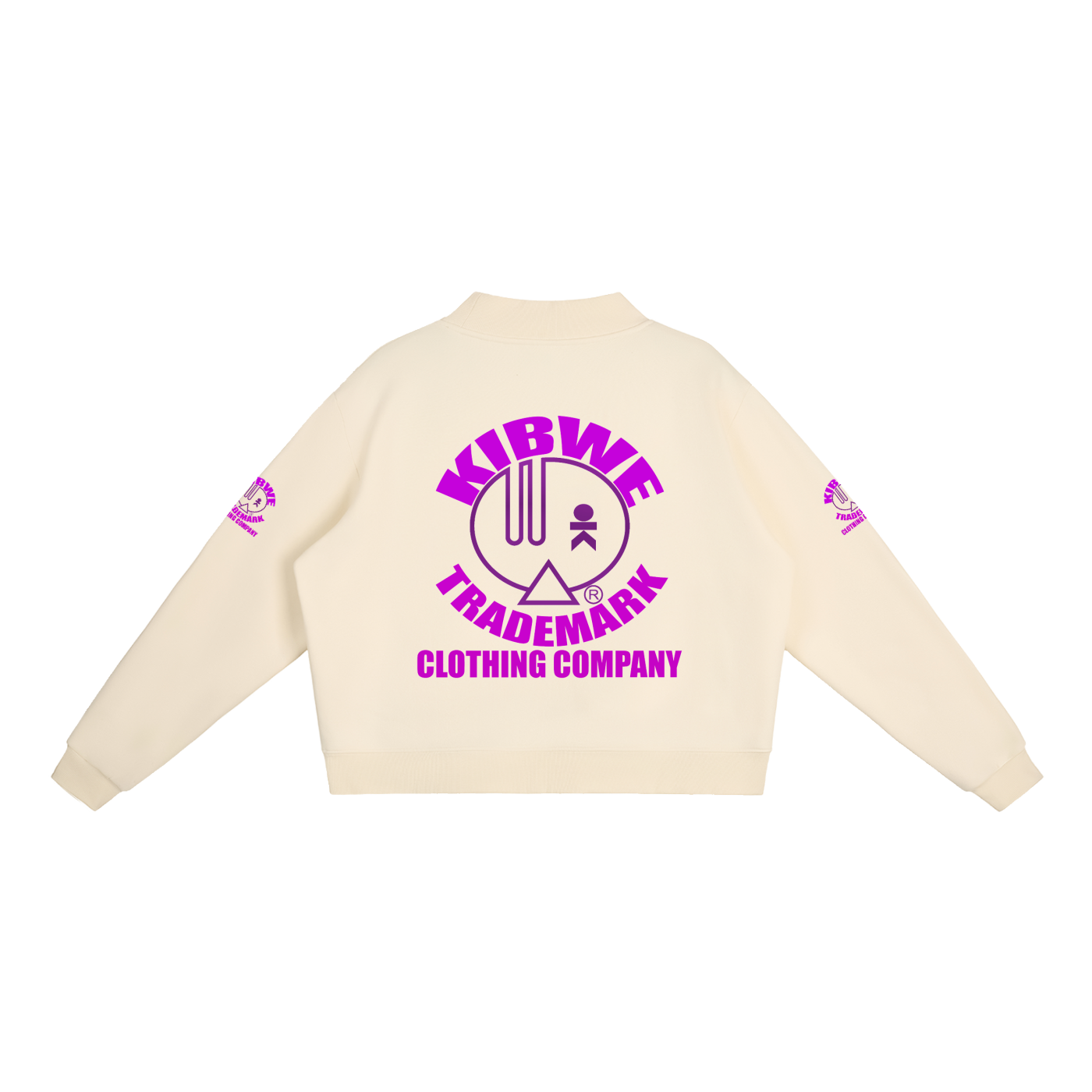 Essential Fleece Mock-Neck Crew Sweatshirt