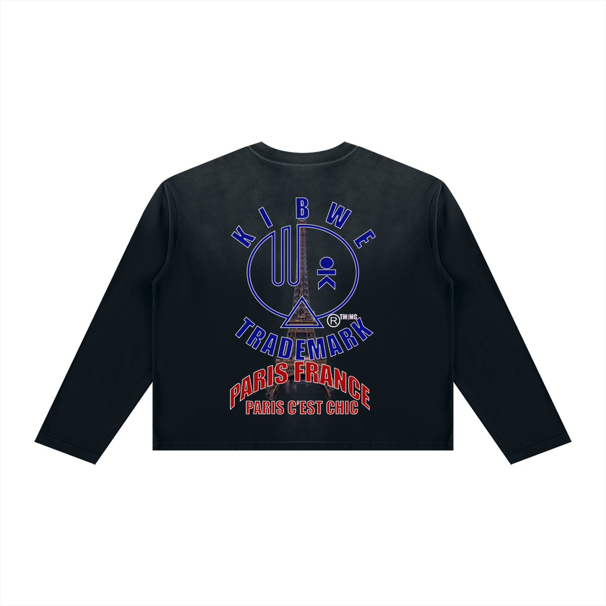 Unisex Sunfade Boxy Long Sleeve T-Shirt